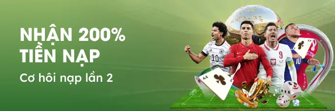 Nhận 200% lần nạp